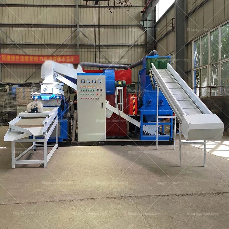 Cable recycling machine